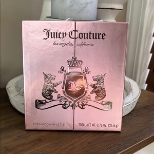 NEW Juicy Couture Metallic Pink Eyeshadow Palette  Opens with 2 Side Mirrors
